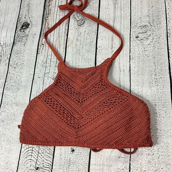 XHILARATION Crochet Swim Top - Picture 2 of 5